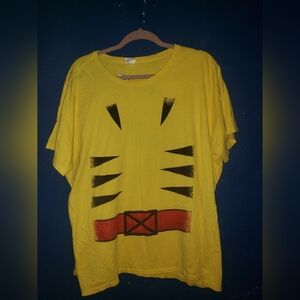 Wolverine Yellow Graphic T-Shirt with Black and Red Design